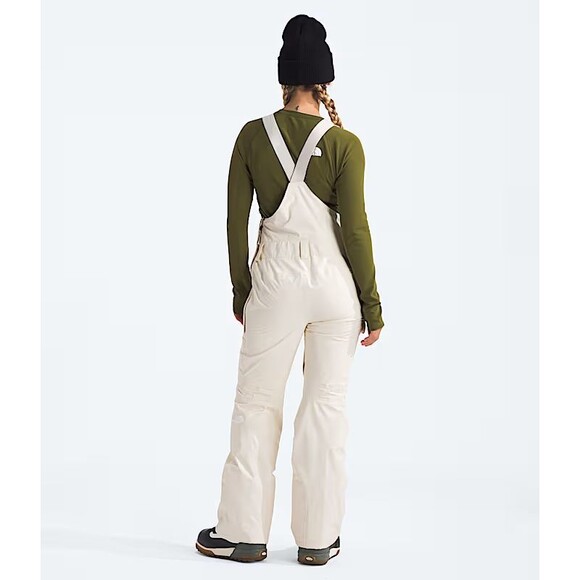 The North Face Freedom Bibs Medium White Dune Waterproof Size M NWT - Picture 2 of 15